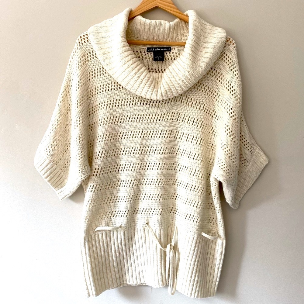 Dolman Sleeve Tunic Sweater